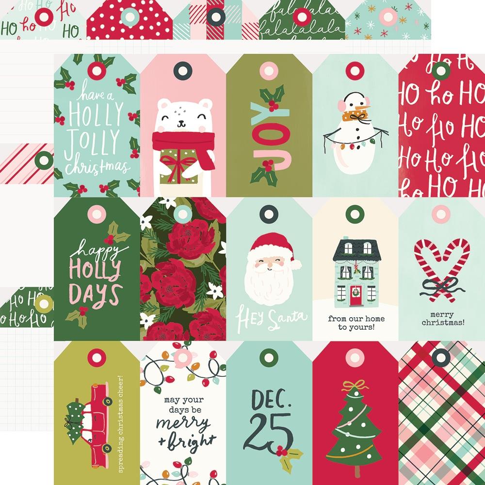 Holly Days - Tags 30,5x30,5 cm